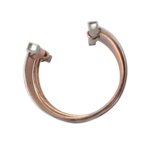 BCBGENERATION Tri Tone cutout cuff bracelet - Picture 7 of 10